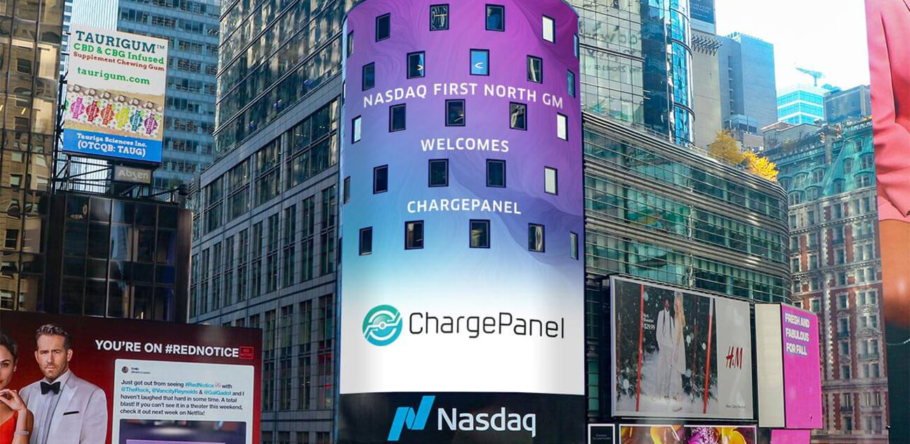 ChargePanel AB, listed on Nasdaq First North Growth Market